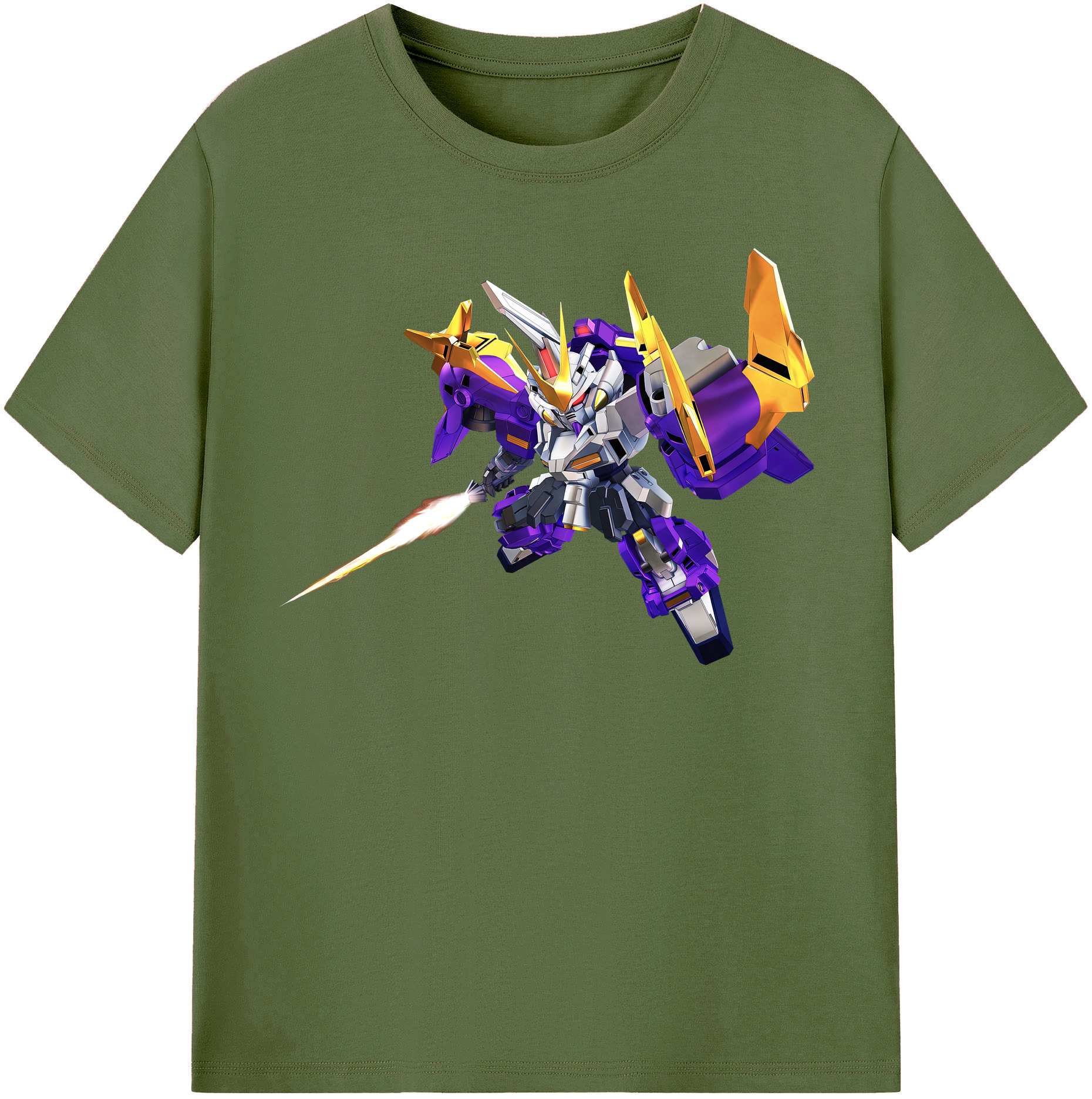 （画像用） 機動戦士ガンダム Mobile Suit Gundam 綿100％半袖Tシャツ（フロントプリント）